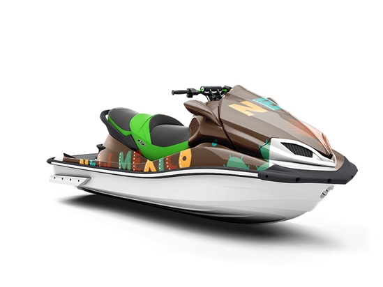 Enchanted Land Americana Jet Ski Vinyl Customized Wrap