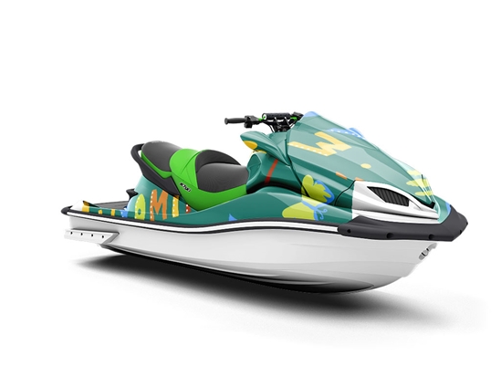 Equality State Americana Jet Ski Vinyl Customized Wrap