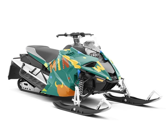 Equality State Americana Custom Wrapped Snowmobile