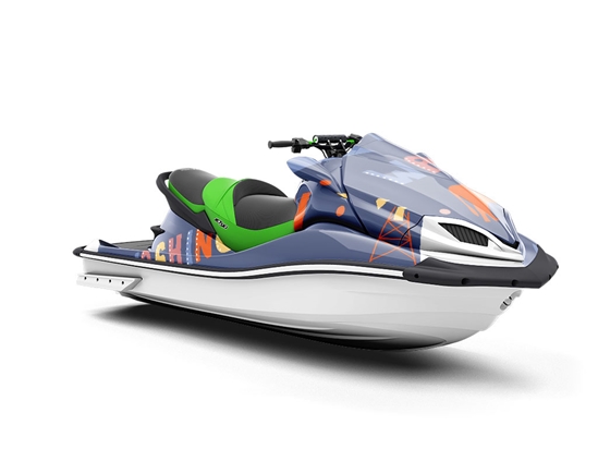 Evergreen State Americana Jet Ski Vinyl Customized Wrap