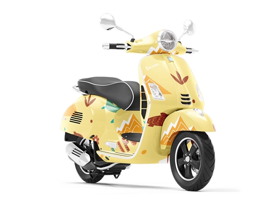 Golden State Americana Vespa Scooter Wrap Film