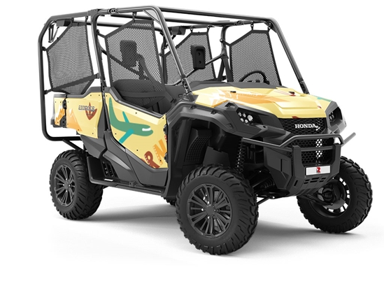 Golden State Americana Utility Vehicle Vinyl Wrap