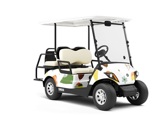 Green Mountain Americana Wrapped Golf Cart