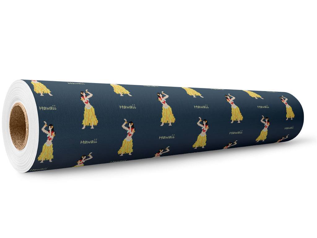 Hawaii Hula Americana Wrap Film Wholesale Roll