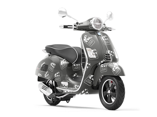 Hollywood Bound Americana Vespa Scooter Wrap Film