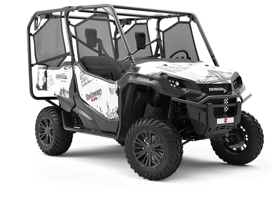 Lady Liberty Americana Utility Vehicle Vinyl Wrap