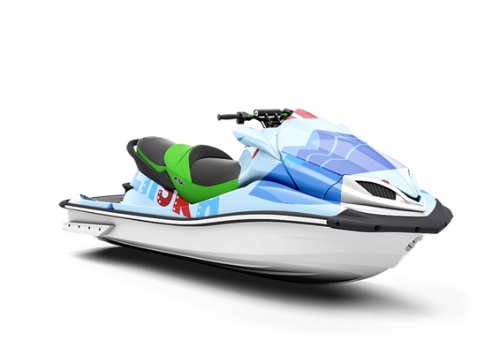 Last Frontier Americana Jet Ski Vinyl Customized Wrap