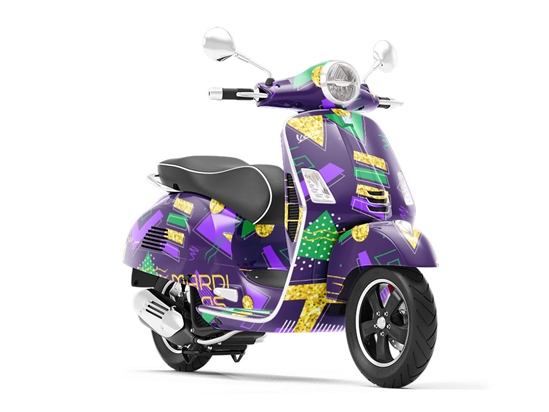 Mardi Gras Americana Vespa Scooter Wrap Film