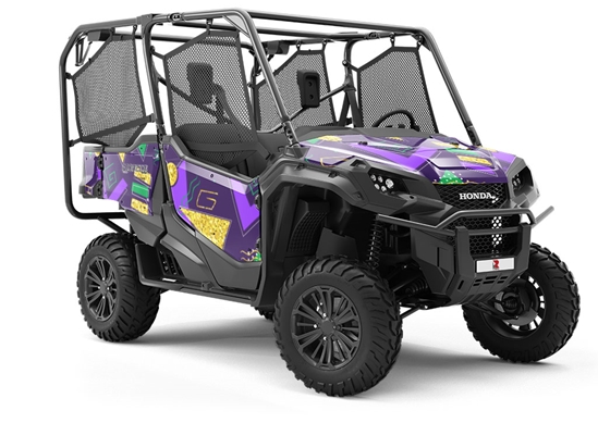 Mardi Gras Americana Utility Vehicle Vinyl Wrap