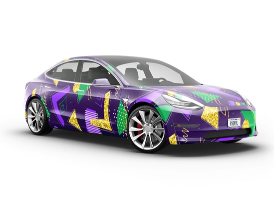 Mardi Gras Americana Vehicle Vinyl Wrap