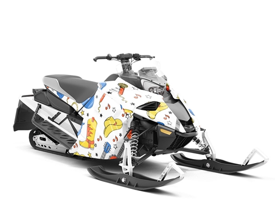 Memphis Dreams Americana Custom Wrapped Snowmobile