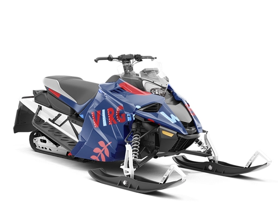 Mountain State Americana Custom Wrapped Snowmobile