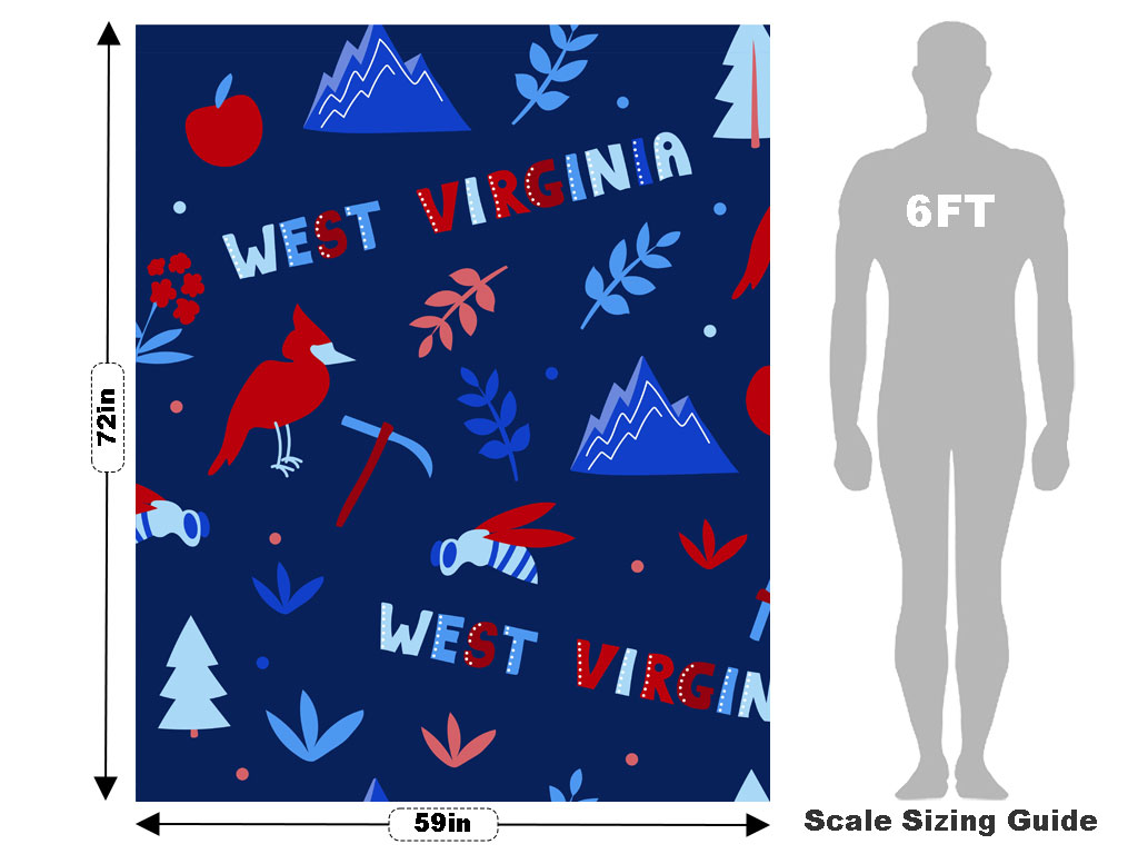 Mountain State Americana Vehicle Wrap Scale