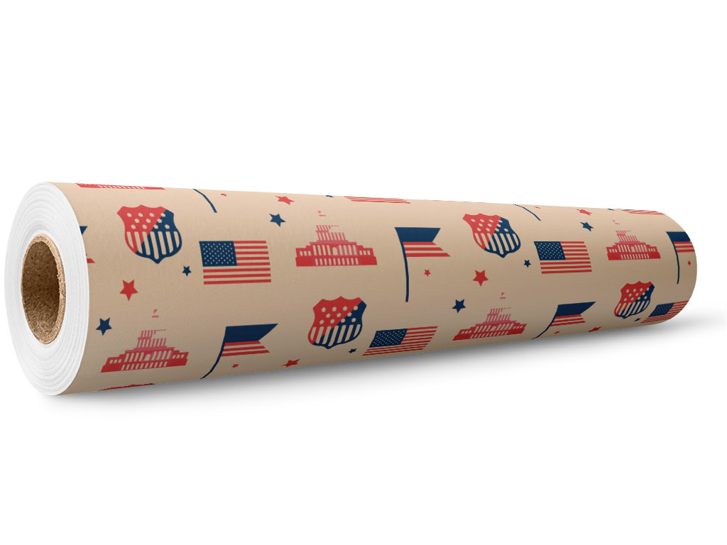 National Capital Americana Wrap Film Wholesale Roll