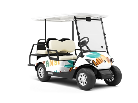 Natural State Americana Wrapped Golf Cart