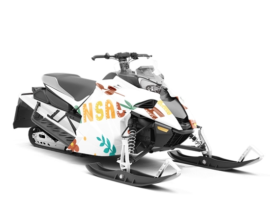 Natural State Americana Custom Wrapped Snowmobile