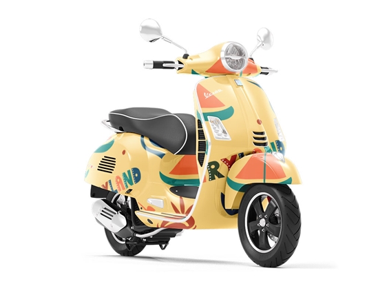 Old Line Americana Vespa Scooter Wrap Film