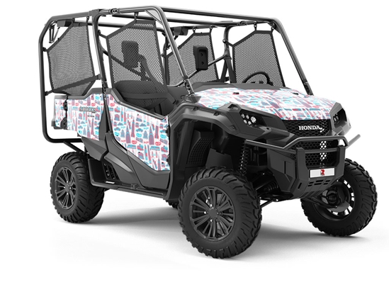 Patriotic Buildings Americana Utility Vehicle Vinyl Wrap