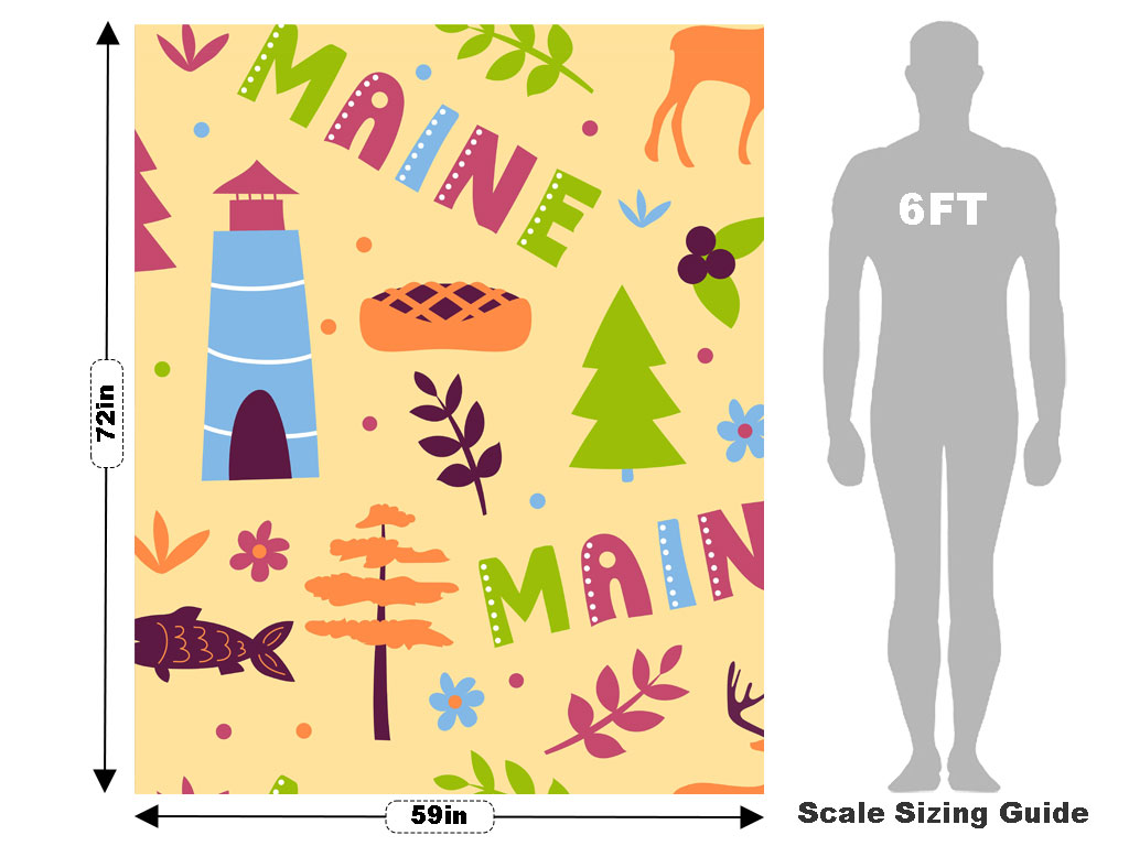 Pine Tree Americana Vehicle Wrap Scale