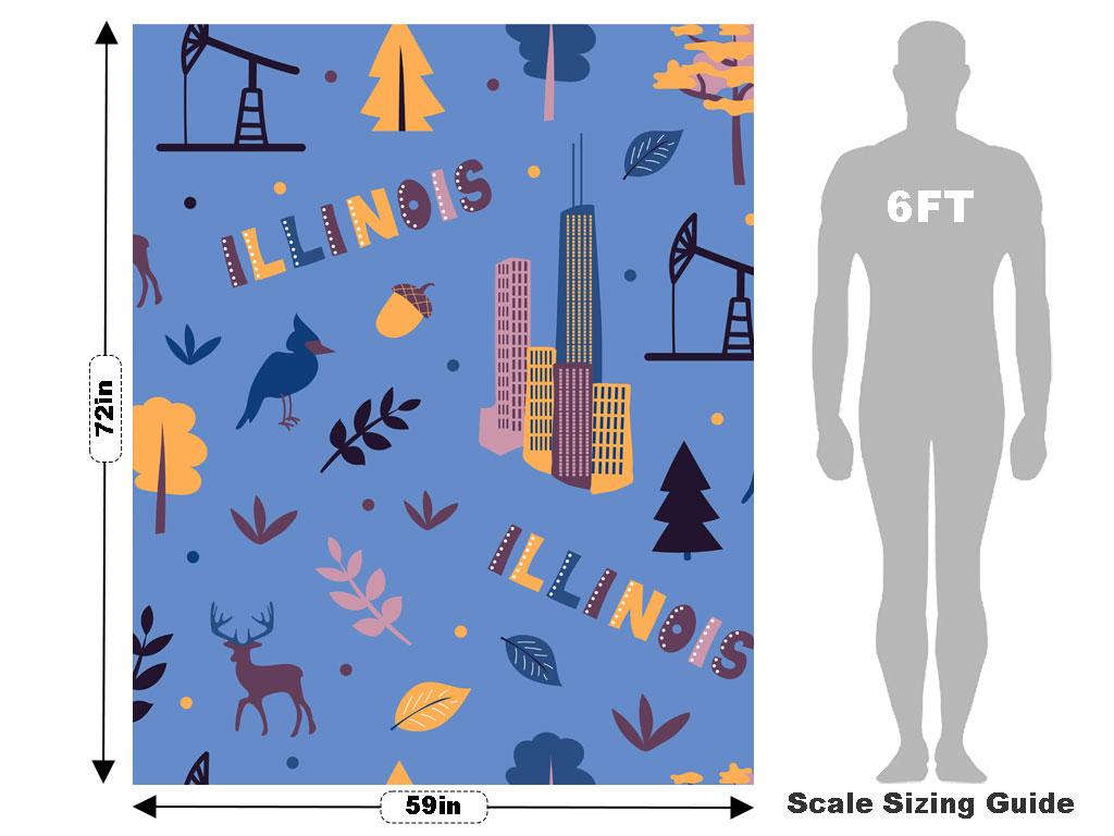 Prairie State Americana Vehicle Wrap Scale