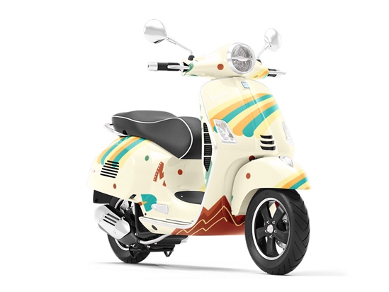 Show Me Americana Vespa Scooter Wrap Film