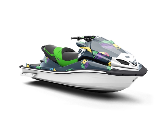 Snake Eyes Americana Jet Ski Vinyl Customized Wrap