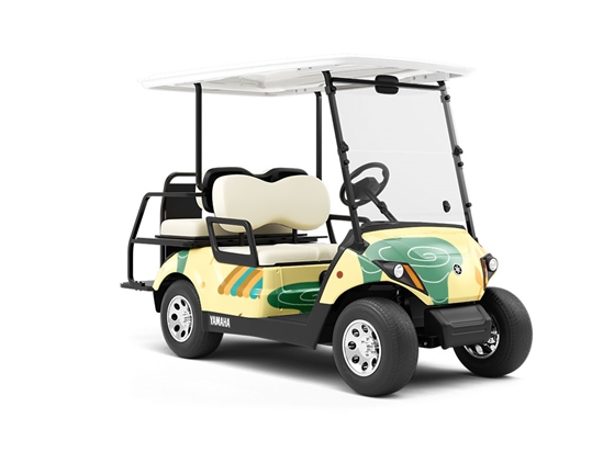 Sunflower State Americana Wrapped Golf Cart