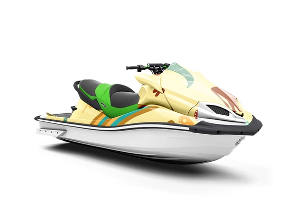 Sunflower State Americana Jet Ski Vinyl Customized Wrap