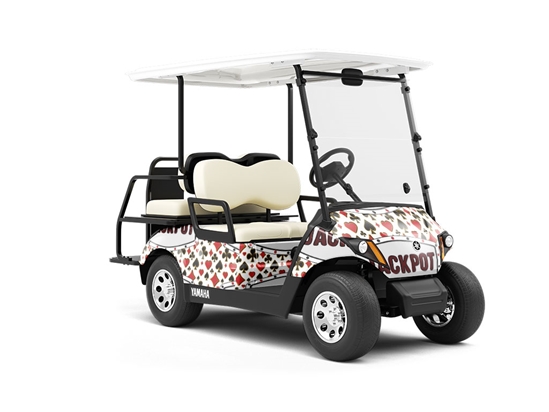 The Jackpot Americana Wrapped Golf Cart