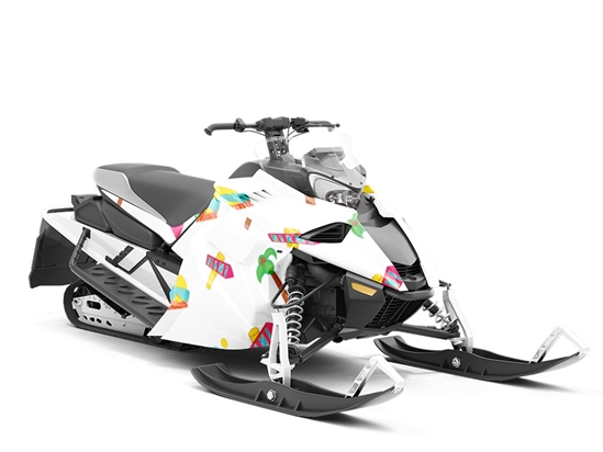 Visit Miami Americana Custom Wrapped Snowmobile