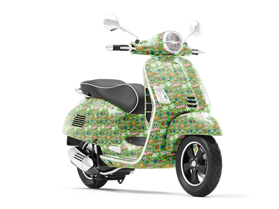 Viva Vegas Americana Vespa Scooter Wrap Film