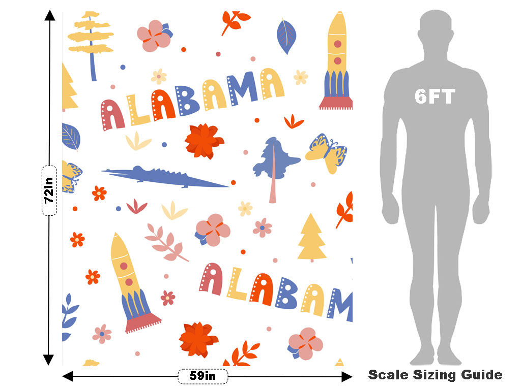 Yellowhammer State Americana Vehicle Wrap Scale