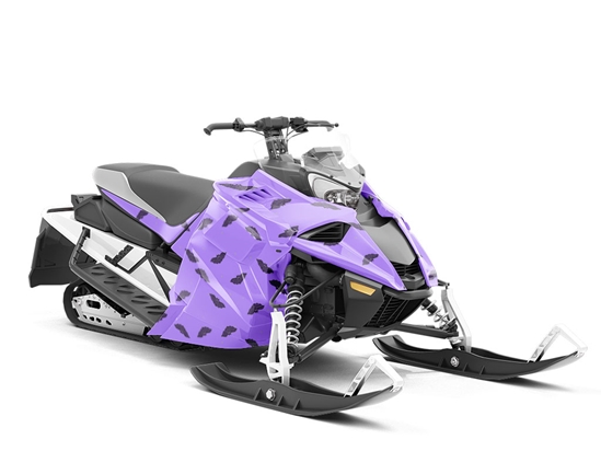 Batting Eye Animal Custom Wrapped Snowmobile