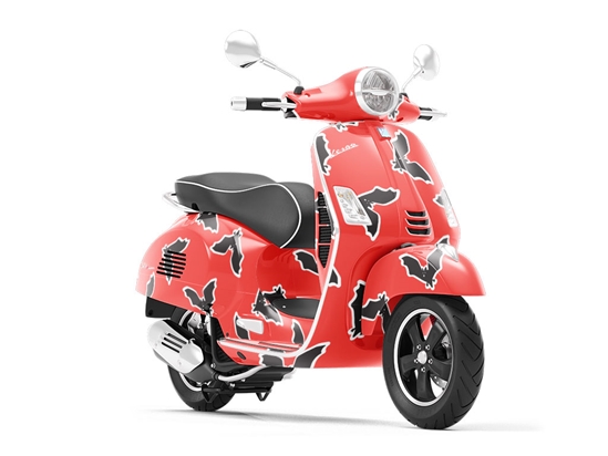 Bloodsucking Creeps Animal Vespa Scooter Wrap Film