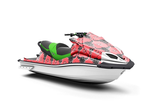 Neon Skulls Animal Jet Ski Vinyl Customized Wrap