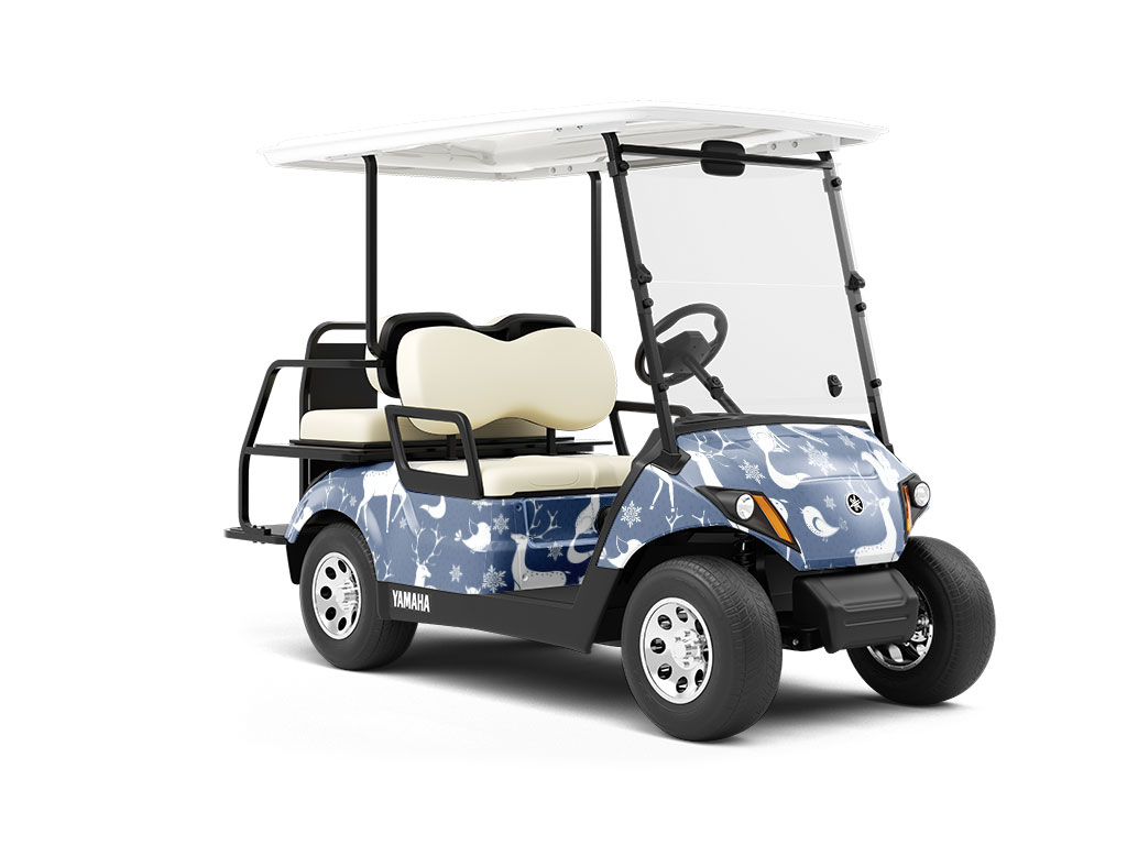 Snow Spirits Animal Wrapped Golf Cart