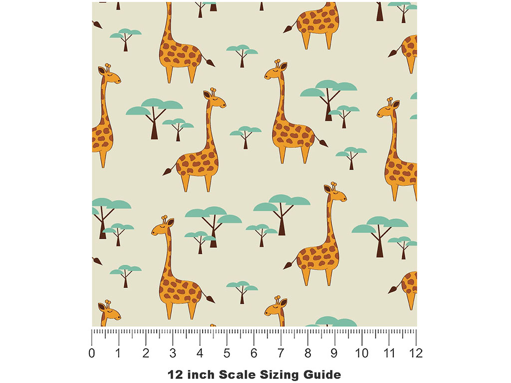 Geoffreys Day Animal Vinyl Film Pattern Size 12 inch Scale