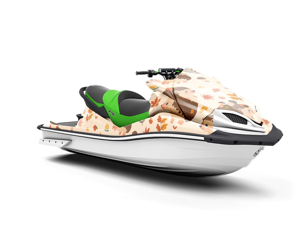 Wooden Habitat Animal Jet Ski Vinyl Customized Wrap