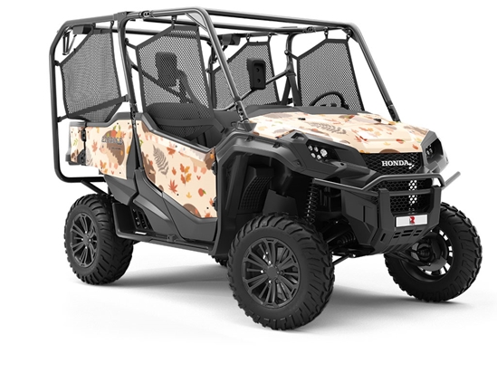 Wooden Habitat Animal Utility Vehicle Vinyl Wrap