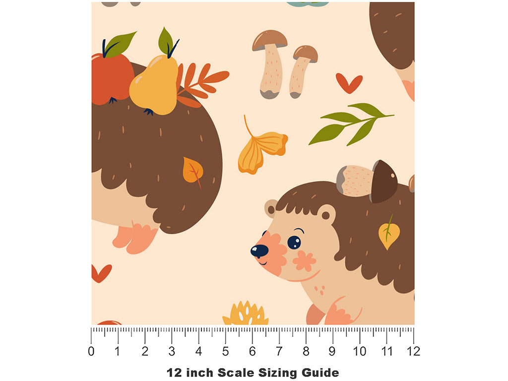 Wooden Habitat Animal Vinyl Film Pattern Size 12 inch Scale