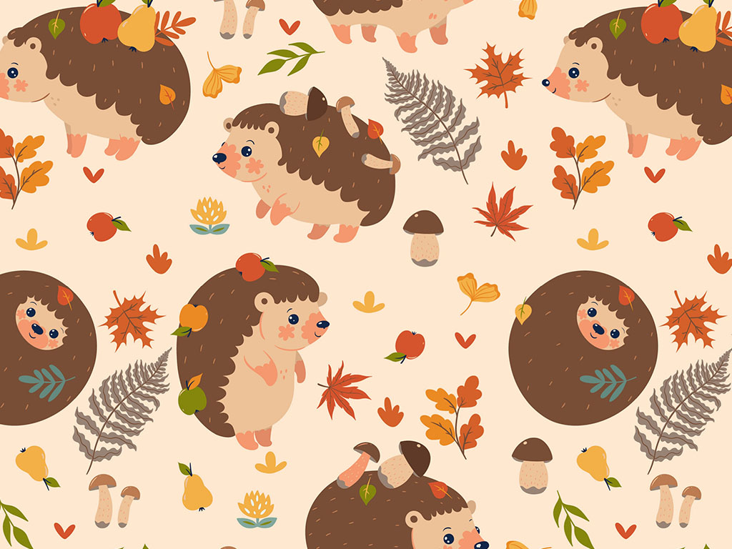 Wooden Habitat Animal Vinyl Wrap Pattern