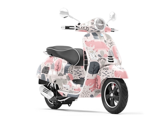 The Hunt Animal Vespa Scooter Wrap Film