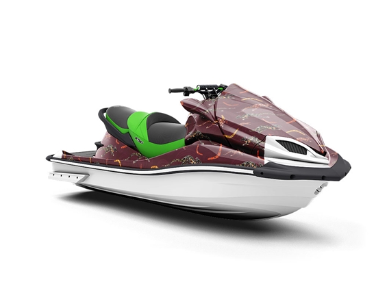 Outback Sprinting Animal Jet Ski Vinyl Customized Wrap