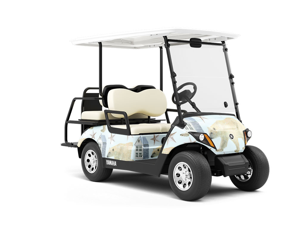 Arctic Circle Animal Wrapped Golf Cart