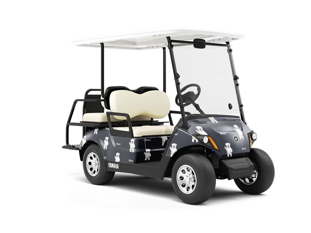 Arctic Pixels Animal Wrapped Golf Cart