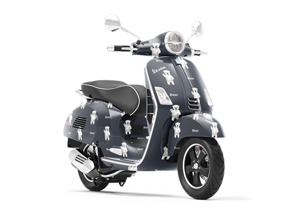 Arctic Pixels Animal Vespa Scooter Wrap Film