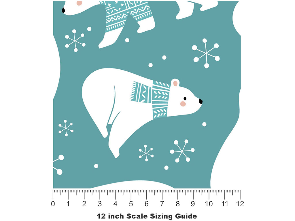 Cold Season Animal Vinyl Film Pattern Size 12 inch Scale