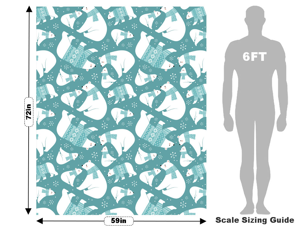 Cold Season Animal Vehicle Wrap Scale