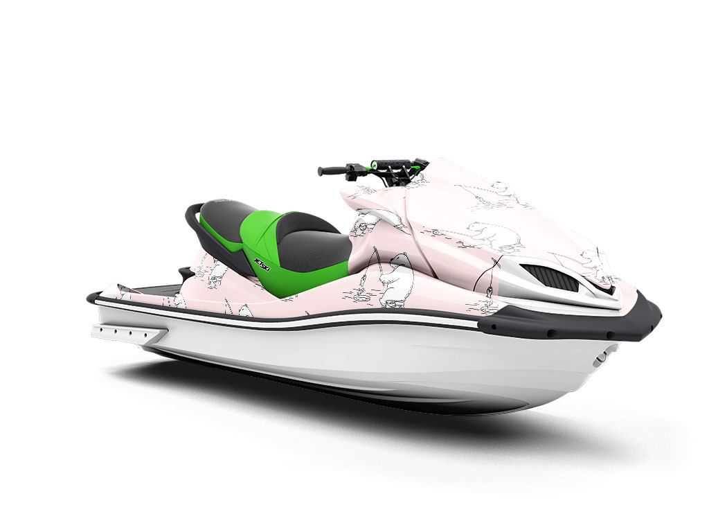 Ice Fishing Animal Jet Ski Vinyl Customized Wrap