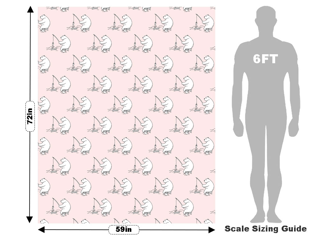 Ice Fishing Animal Vehicle Wrap Scale